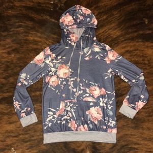 Floral hoodie